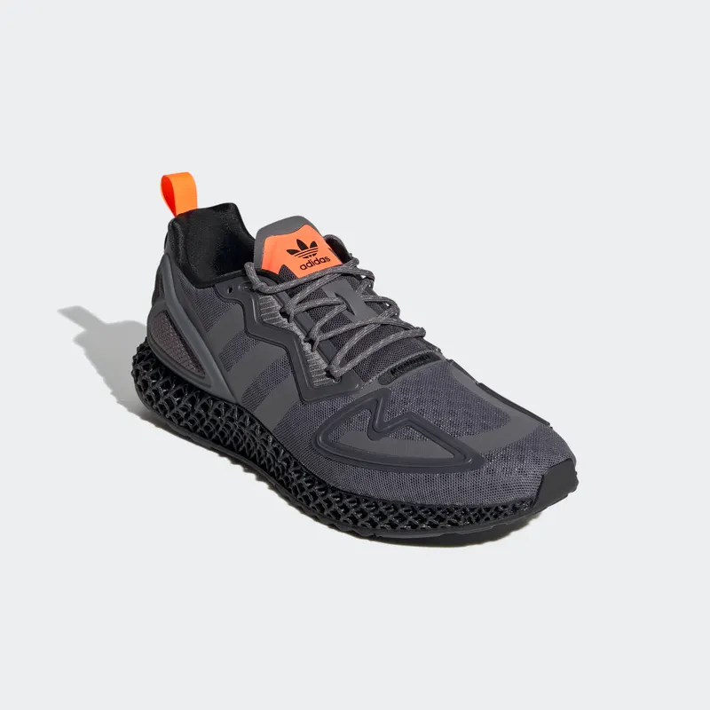 Adidas ZX 2K 4D Grey Four / Core Black / Solar Orange (FY9089)