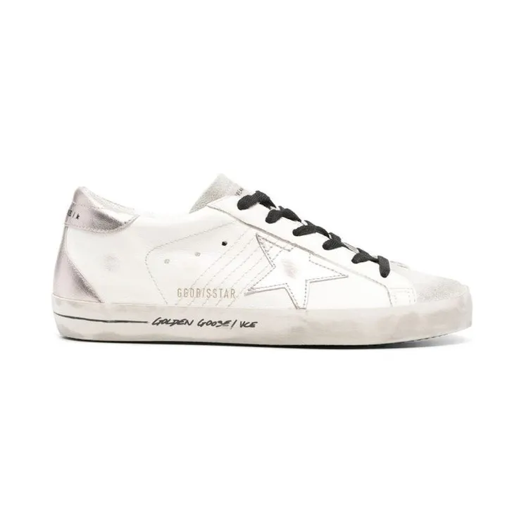 Golden Goose Super-Star White Silver Metallic (GWF00102.F006115.11917)