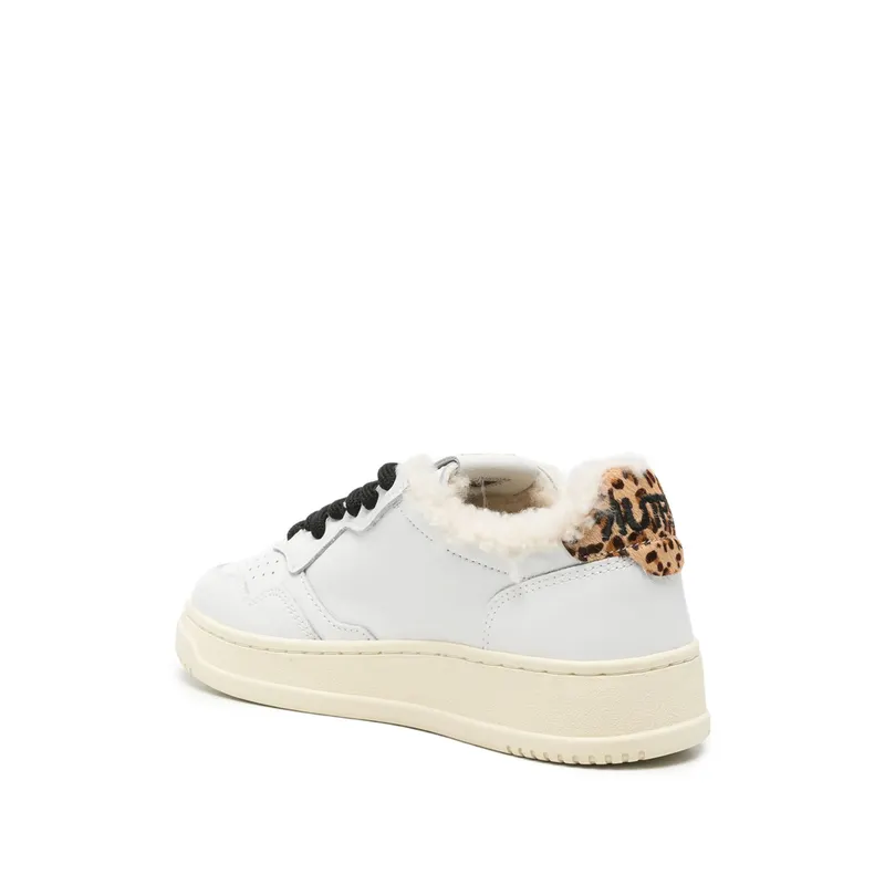 Autry Medalist Leopard-print “White” (AUXW OC02)