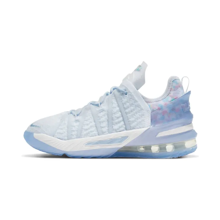 Nike LeBron 18 NRG “Blue Tint / Clear / White” (CT4677-400)