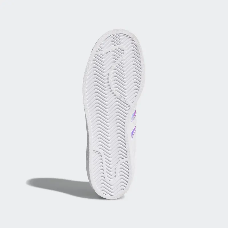 adidas Superstar White Iridescent (Youth) White/White/Silver Metallic (AQ6278)