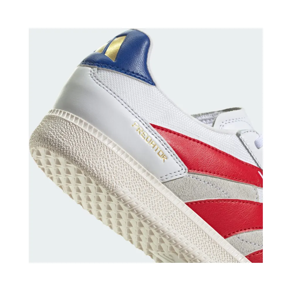 adidas Predator 24 League Low Freestyle Cloud White Better Scarlet Royal Blue (IG8974)