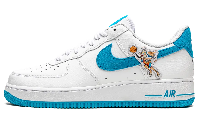 Nike Air Force 1 Low Hare Space Jam (GS) (2021) – “White / Light Blue Fury / White” (DM3353-100)