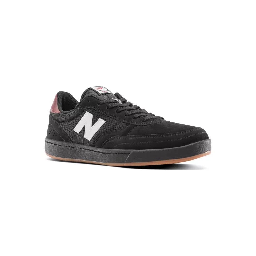 New Balance Numeric 440 Black Silver Dark Gum (NM440SDT)