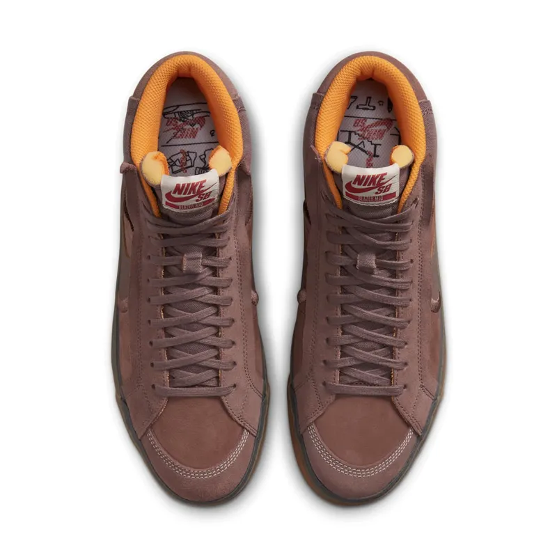 Nike SB Zoom Blazer Mid PRM Plus Plum Eclipse Gum (DV5468-200)