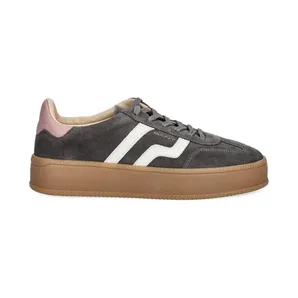 Gant Cuzmani suède met plateauzool “Grey” (31533048)