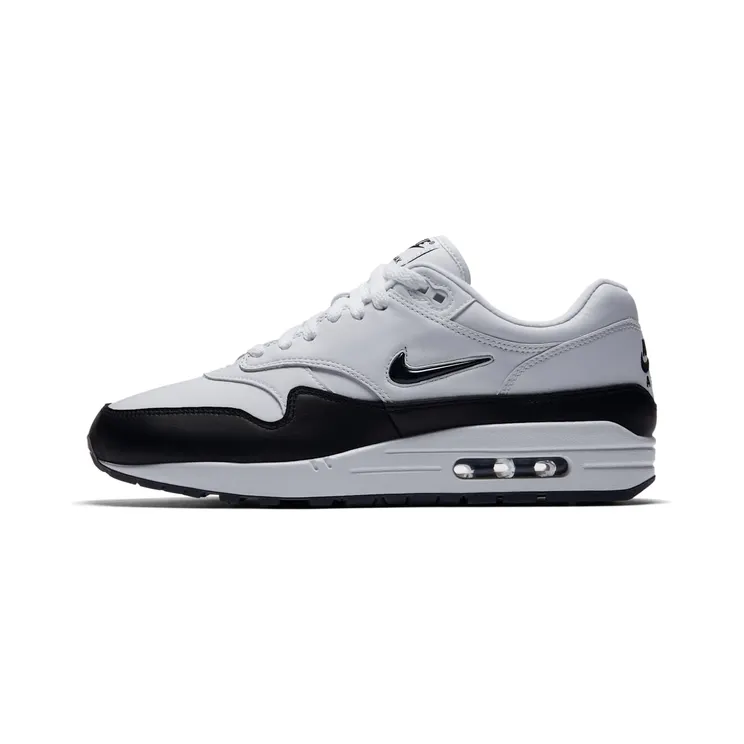 Nike Air Max 1 Jewel White Black (2017) “White / Black” (918354-100)