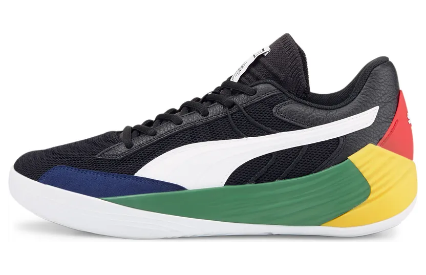 Puma x BLACK FIVES Fusion NITRO basketbalschoenen Zwart/Groen (195691-01)