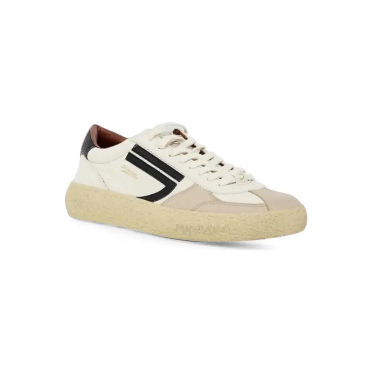 Puraai logo-patch panelled “White” (PU101V029BEIGEBLACK)