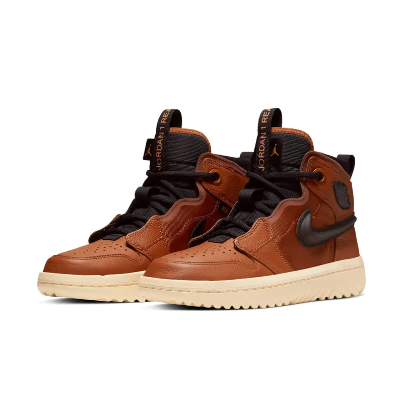 Jordan 1 High React Brown Brown/Black-Sail (AR5321-200)