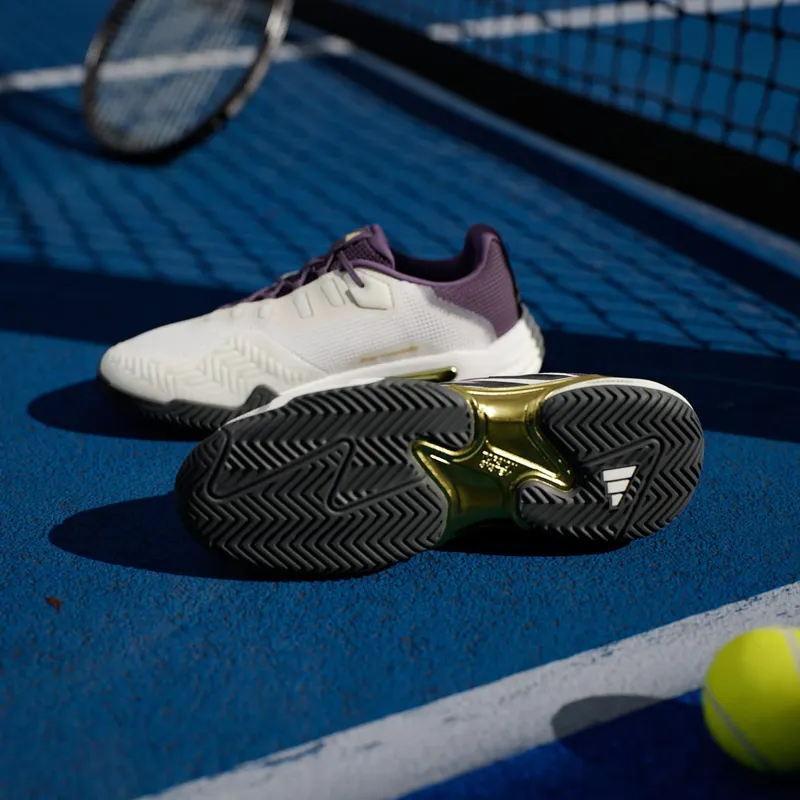 adidas Barricade 13 Core White Core Black Aurora Plum (JR1499)