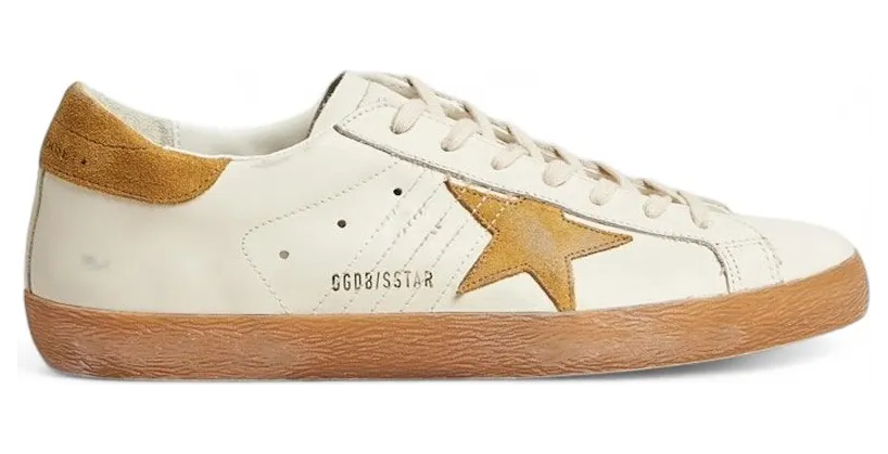 Golden Goose Super-Star White Ocra Gum (GMF00101.F007522.12277)