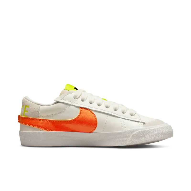 Nike Blazer Low ’77 Jumboen Grey – “White / Volt Orange / Yellow” (DQ1470-103)