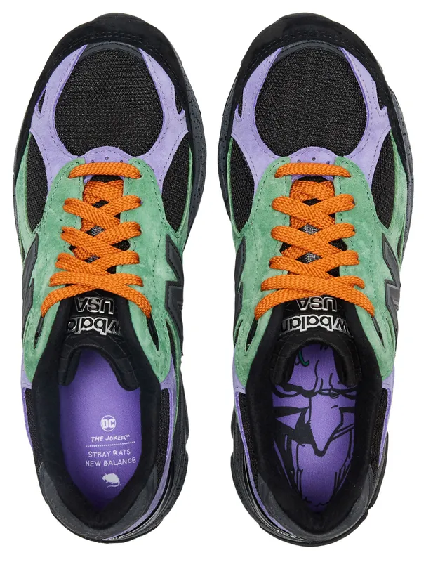 New Balance 990v3 Stray Rats Reprise Finale The Joker (2019) Green/Purple-Black (M990SK3)