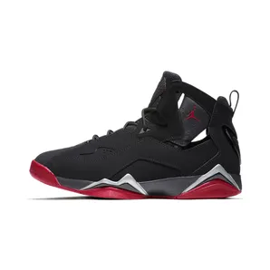 Jordan True Flight Black/Gym Red-Metallic Silver (342964-001)