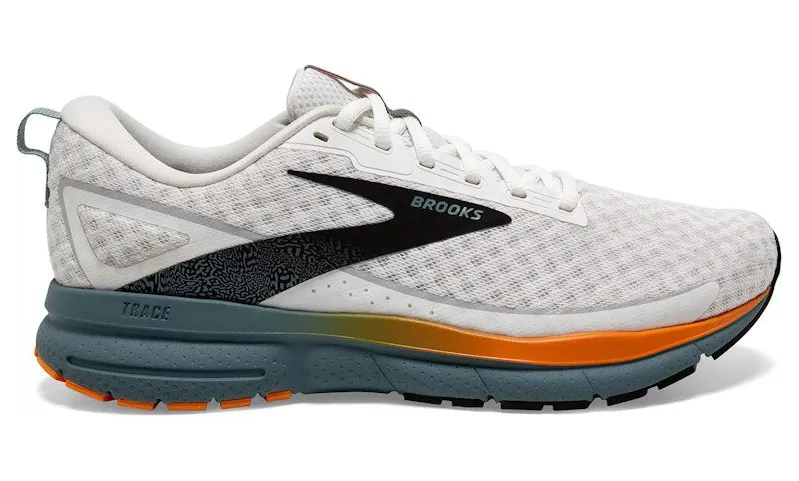 Brooks Trace 3 White Orange Goblin Blue (110412-1D-185)