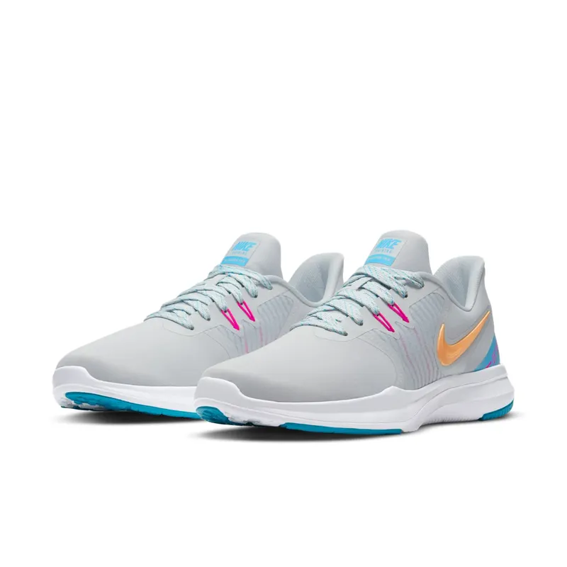 Nike In Season TR 8 “Pure Platinum / Blue Force / Laser Fuchsia / Melon Tint” (AA7773-004)