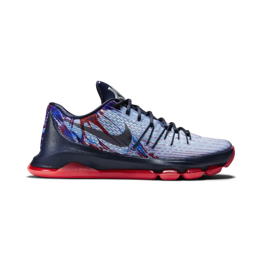 Nike KD 8 Independence Day Soar/Midnight Navy-Bright Crimson-White (749375-446)