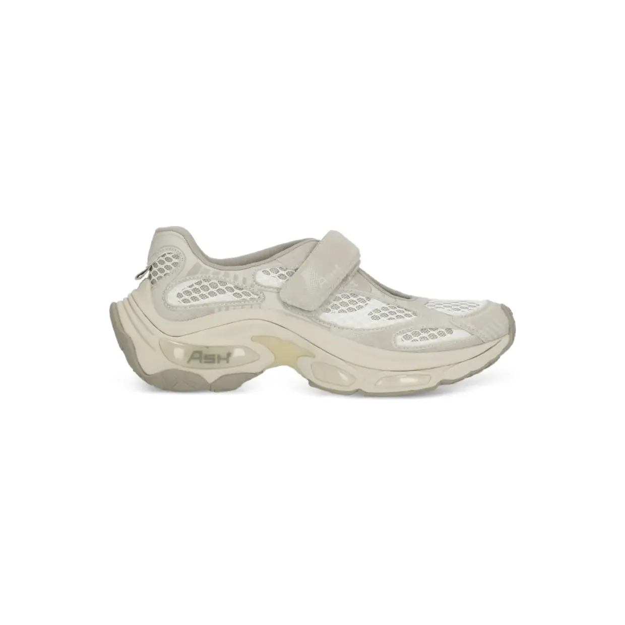 Ash ‘Drake’ Sneakers – Nude (DRAKECALFSUEDEVAPOURWHITE)