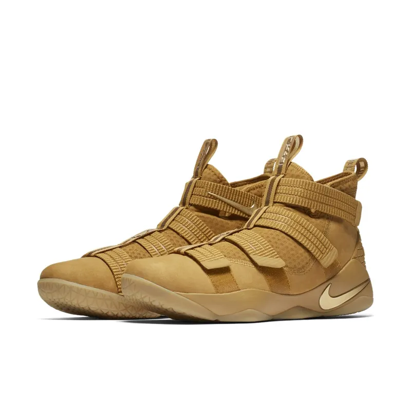 Nike LeBron Zoom Soldier 11 Wheat Wheat Gold/Metallic Gold (897646-700)