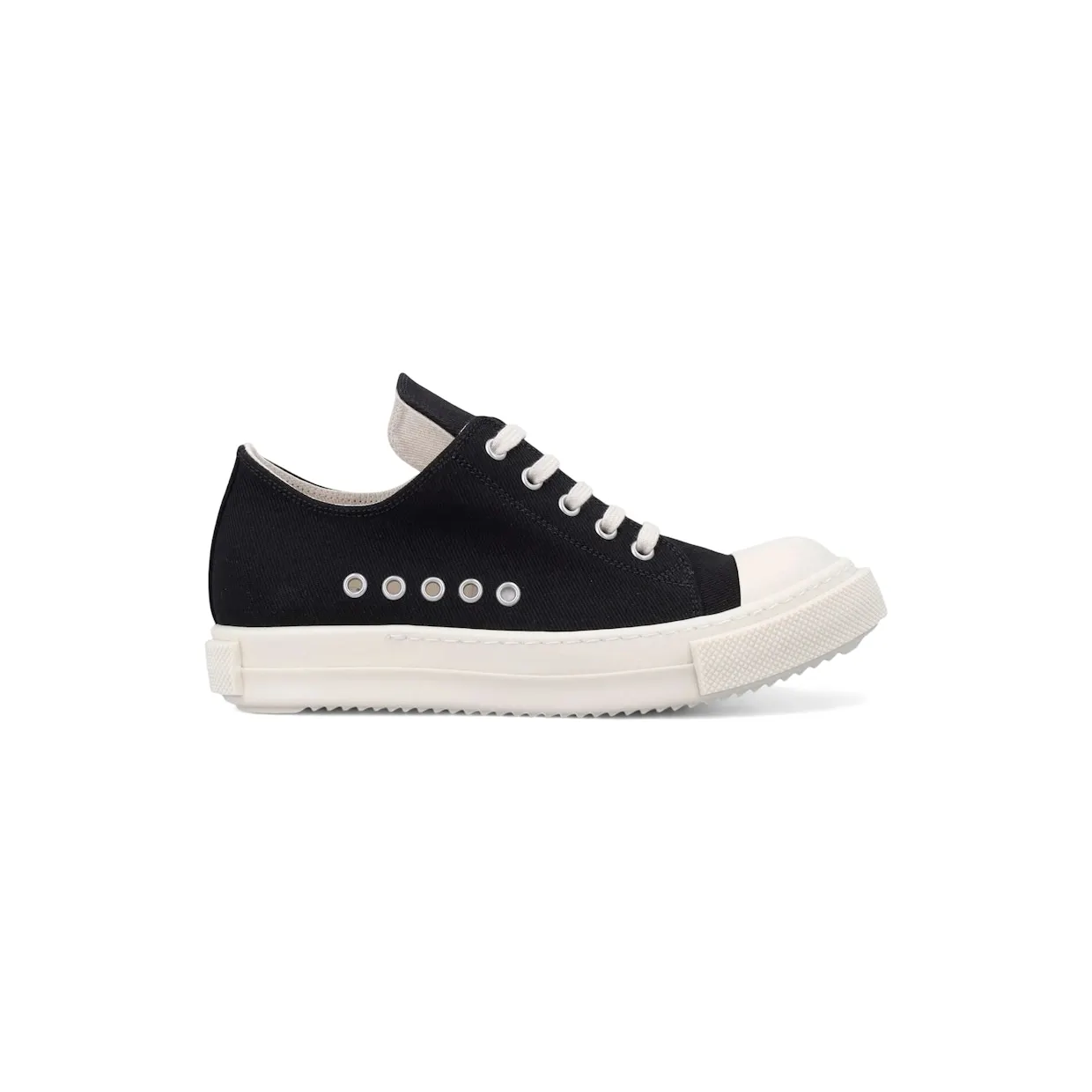 Rick Owens DRKSHDW Extreme Low Sneakers Black Milk (DU01F4822-DOEH4-911)