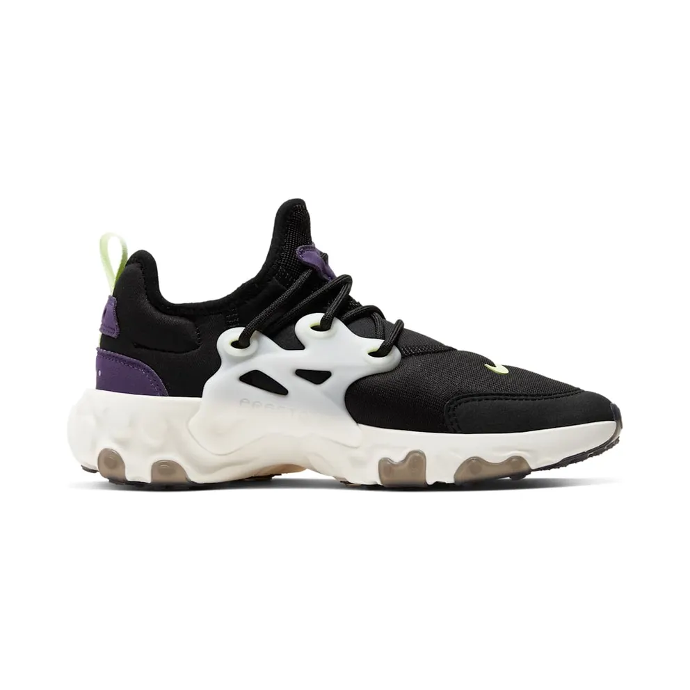 Nike React Presto Black Barely Volt (GS)