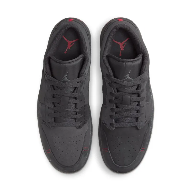 Jordan 1 Low SE Craft Dark Smoke Grey Varsity Red (FD8635-001)