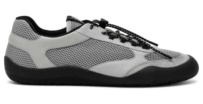 Grey Speedrock in leather and mesh fabric 2EE468G0003ZM0/T_PRADA-F0031_604-11