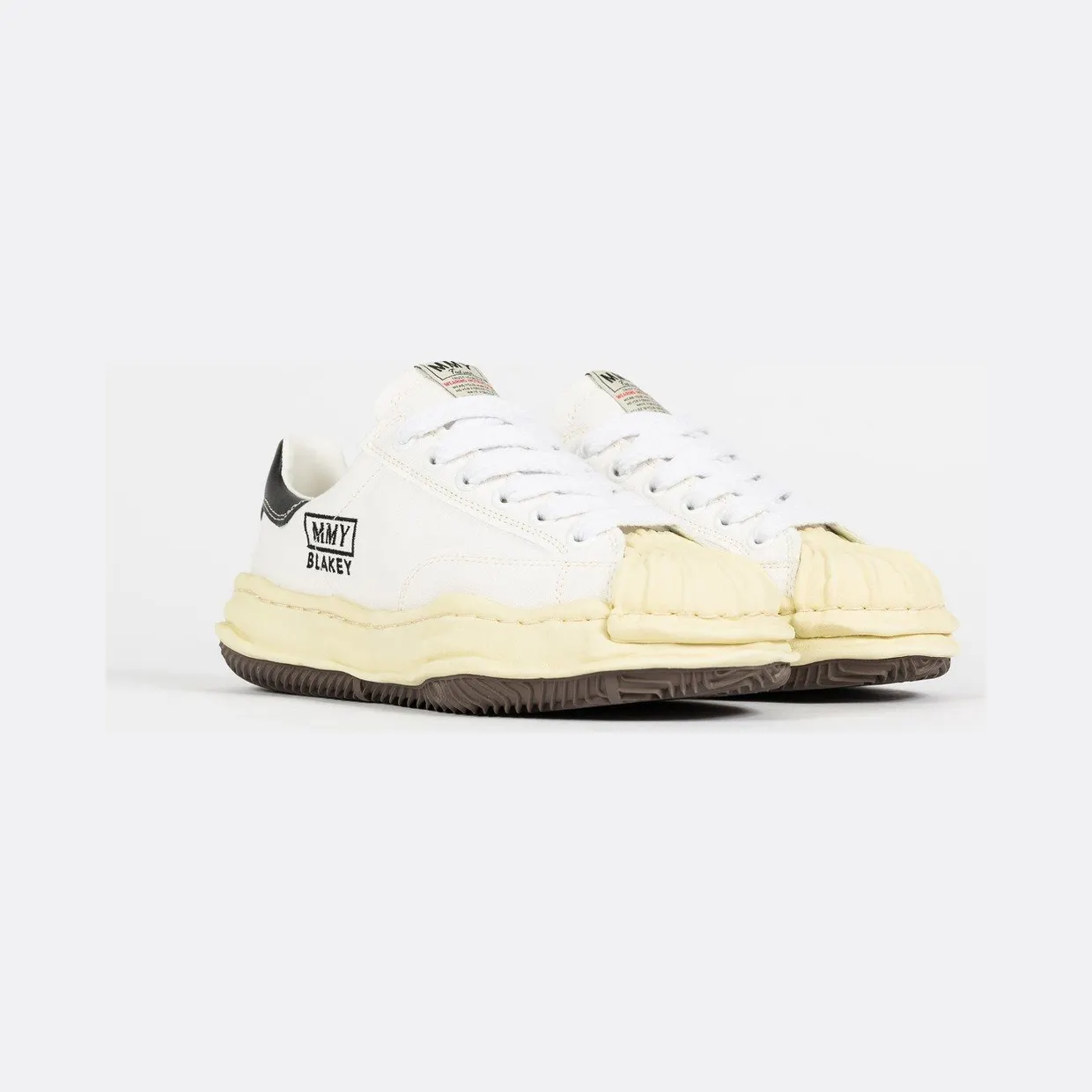 Maison Mihara Yasuhiro Blakey OG Sole Canvas “White/Ecru” (A09FW732-WHTSAI)
