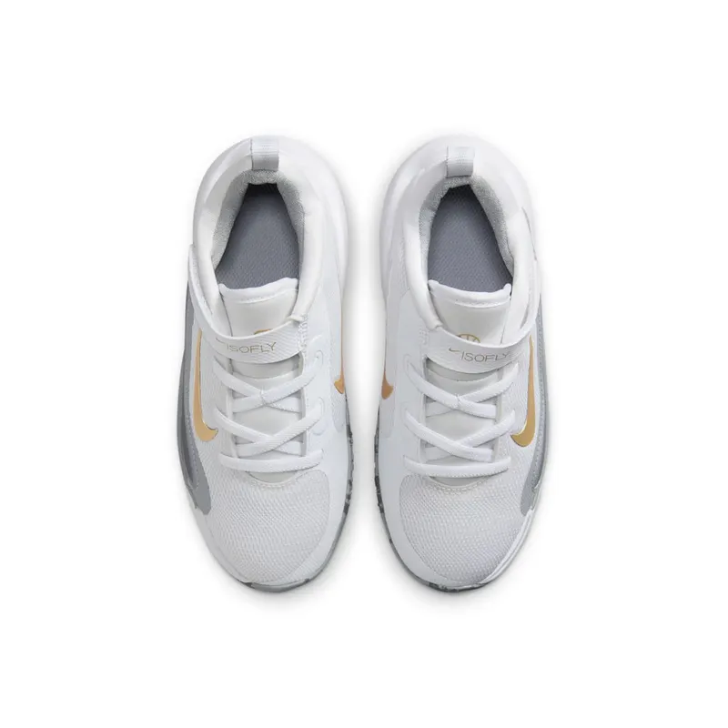 Nike IsoFly White Cool Grey Wolf Grey Metallic Gold Star (FQ7670-100)