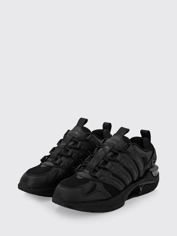 Plein Sport Leather And Mesh Black (FAESUSC0852STE003N0202)