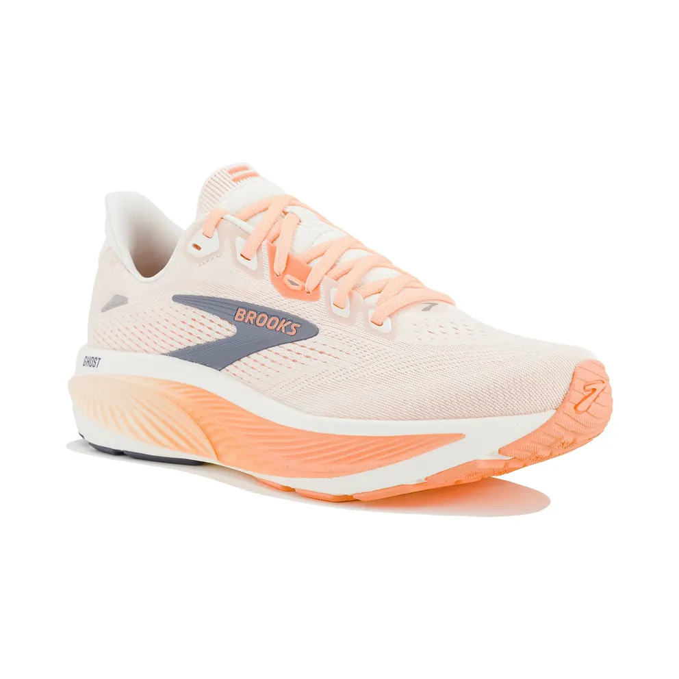 Brooks Ghost Star White / Cyber Peach / Grey (120482-1B-161)