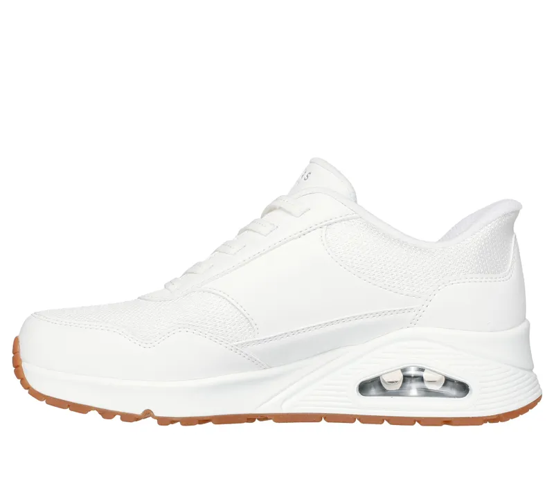 Skechers Slip-ins: Uno – Banksia – White – “White” (177117 WHT)
