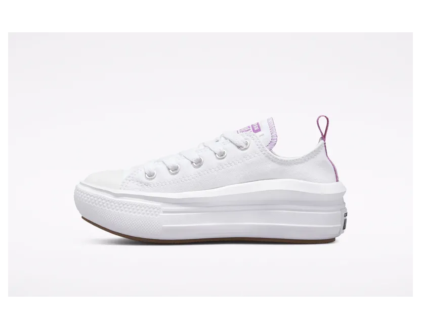 Converse Canvas Color Chuck Taylor All Star Move Wit/pixel Purple/wit
