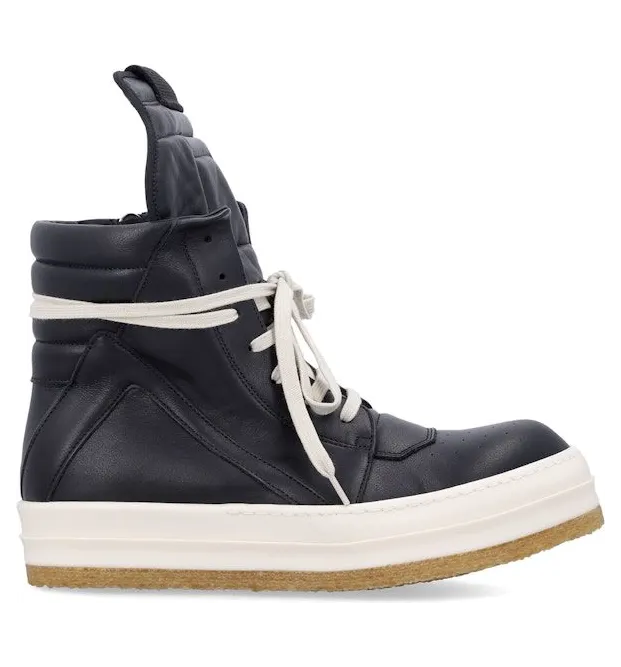 Rick Owens Creep Geobasket High Black Milk (RU02E1801 LCO 91)