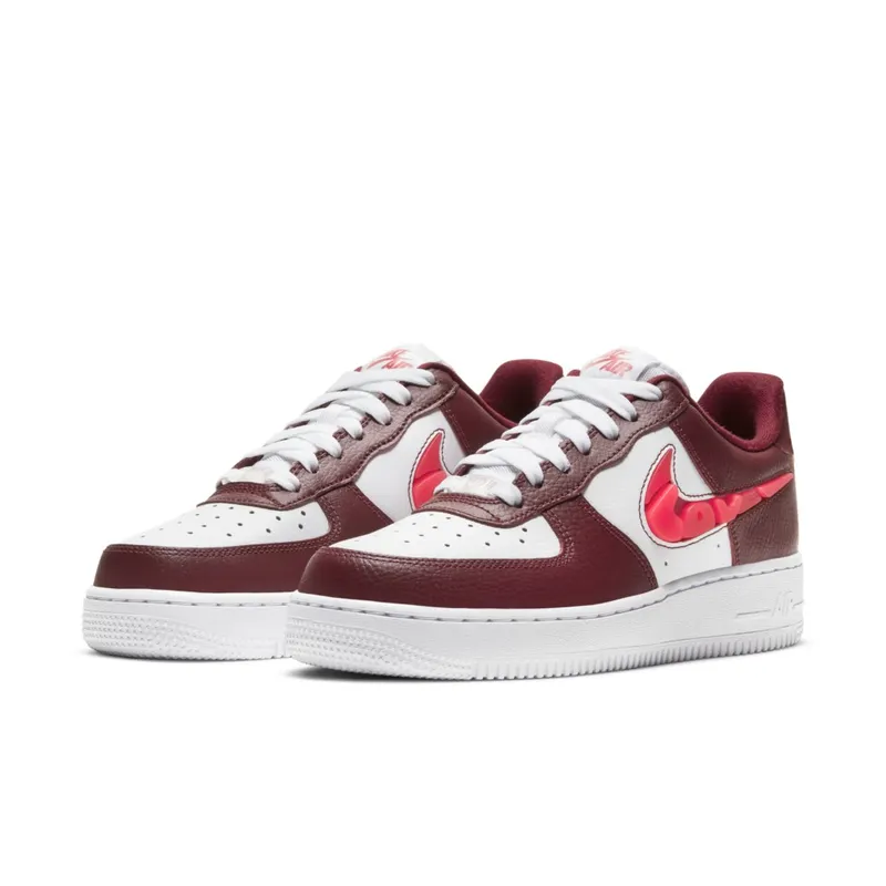 Nike Air Force 1 Low Love for All (W) White/Dark Red-Red (CV8482-600)