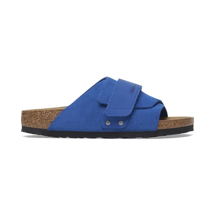Birkenstock Kyoto Nubuck Suede Ultra Blue (Black Sole) (1029164)