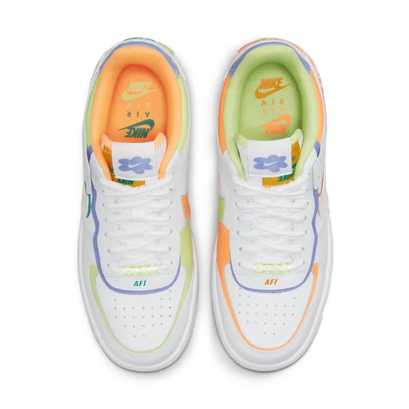 Nike Air Force 1 Low Shadow White Peach Cream Lime (DX3718-100)