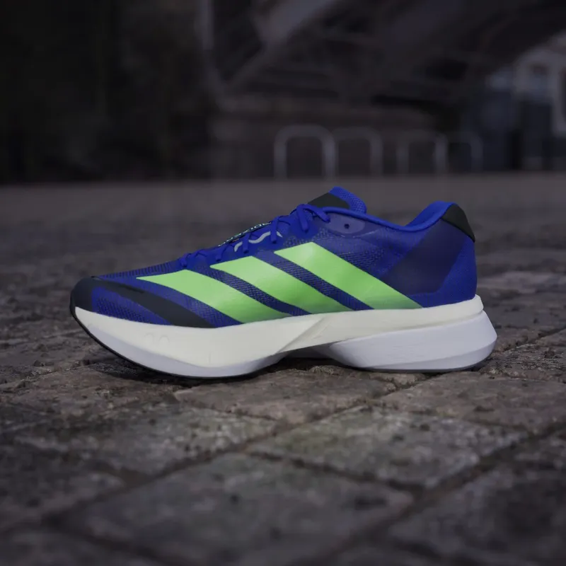 Adidas Adizero Boston 13 Lucid Blue / Lime Burst / Core Black (JS4944)