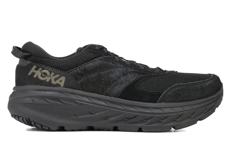 Hoka One One Bondi L Engineered Garments Black Cow Hair (1127734-BCWH)