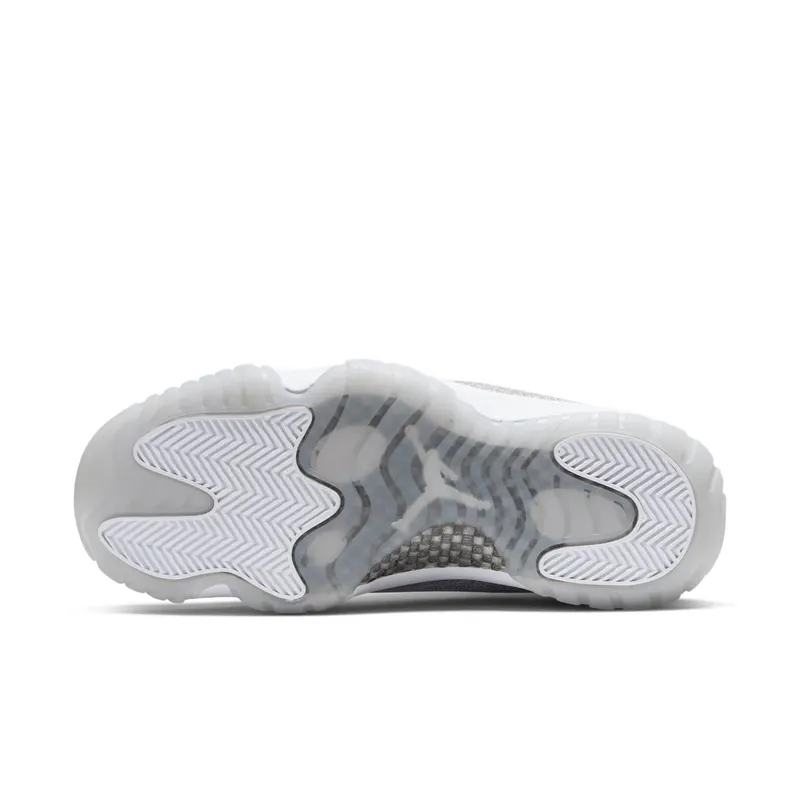 Air Jordan Womens Nike AJ XI 11 White Metallic Silver (2019) (AR0715-100)