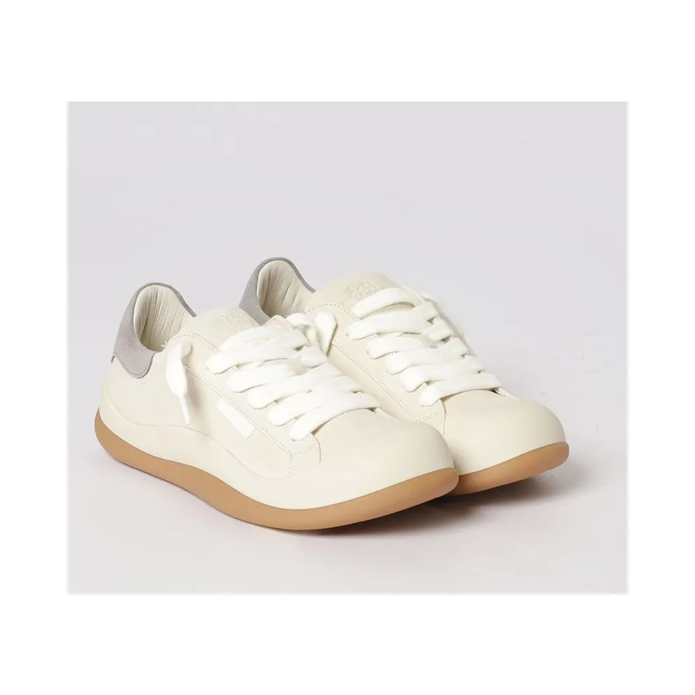 Axel Arigato Squish Natural Grain Leather Sneakers Beige (F3654001)