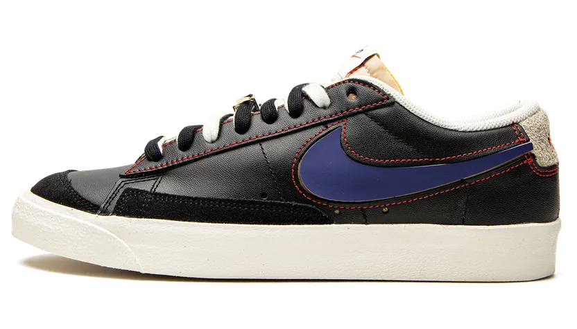 Nike Blazer Low 77 Black Natural Removable Swoosh (DH4370-001)