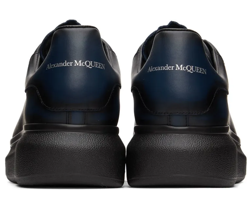 Alexander McQueen Black & Red Oversized Sneakers (553680WHU30) (2)