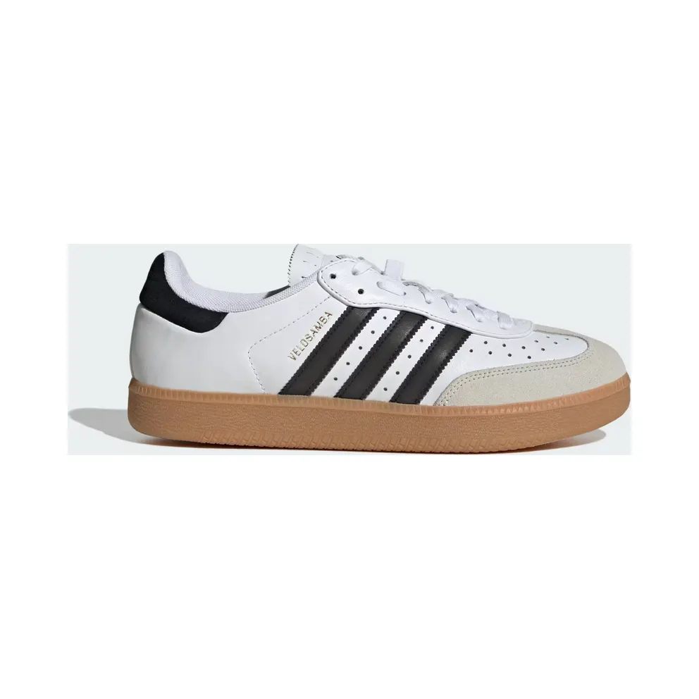 Adidas Velosamba Leren Cloud White / Core Black / Gold Metallic (JQ9176)