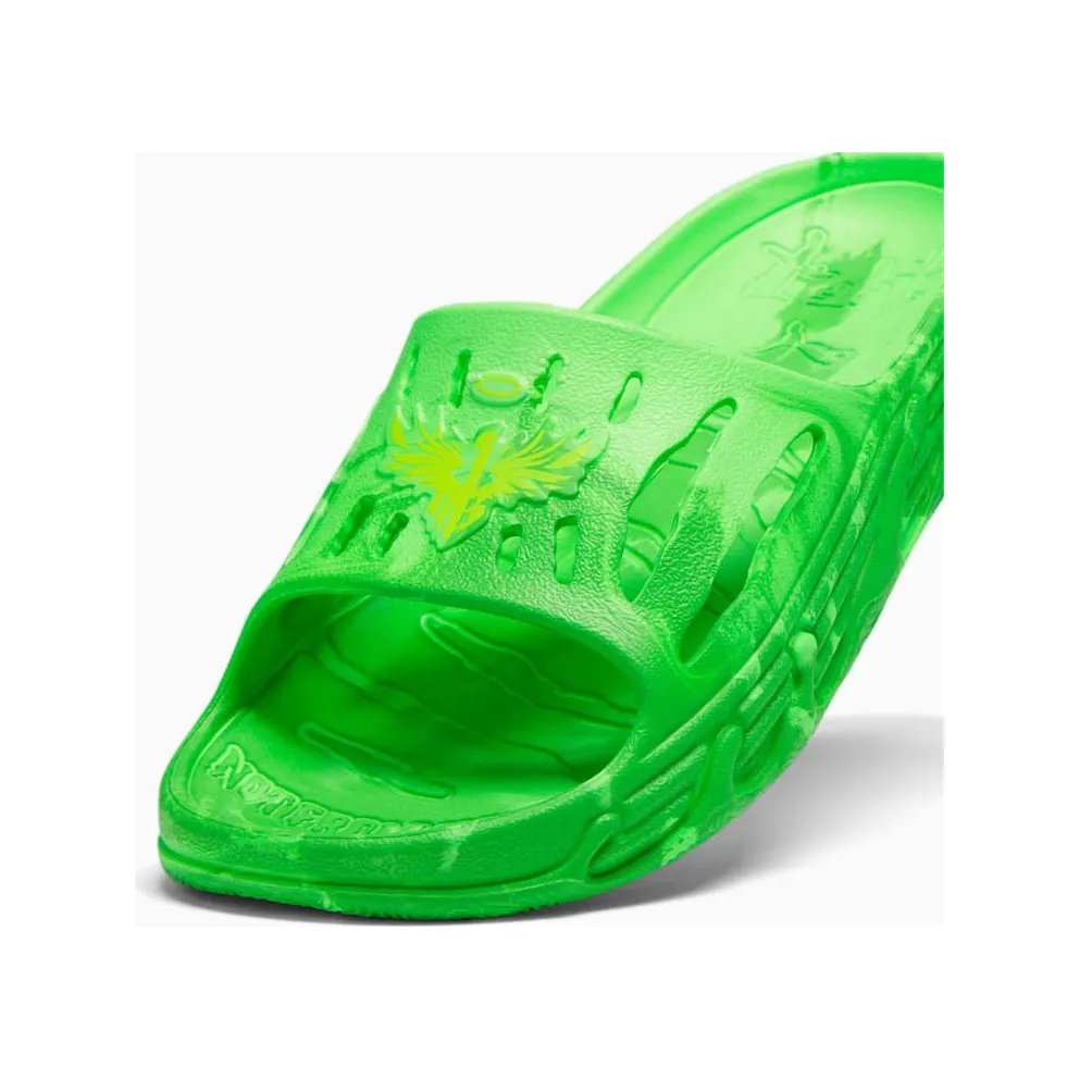 Puma LaMelo Ball MB.03 Slide Green Fluoro Yellow (394223-04)