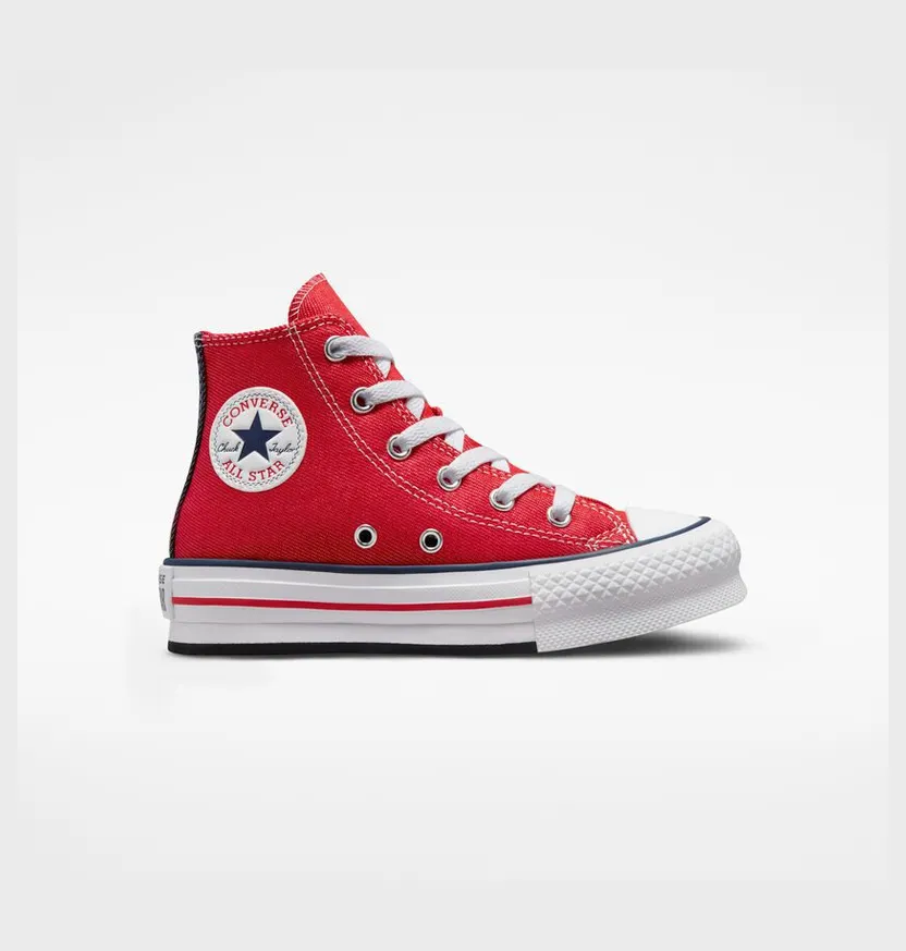 Converse Chuck Taylor All Star EVA Lift Platform Retro Denim Red/obsidian/white
