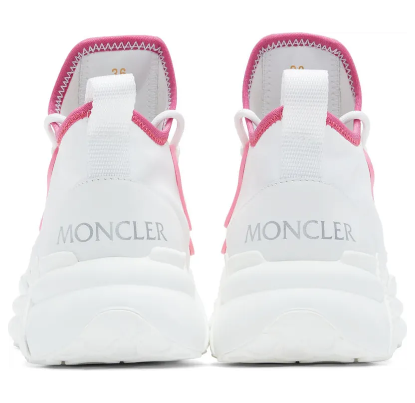 Moncler White & Pink Lunarove Sneakers (H109B4M00100M1522) (2)