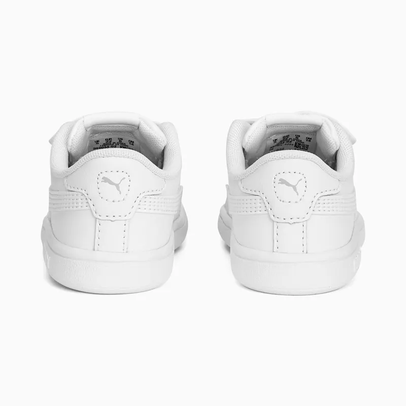 Puma Smash 3.0 Leather V Baby White/Grey (392034-02)