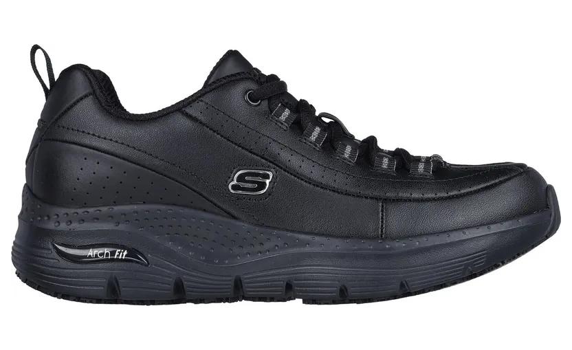 Skechers Work: Arch Fit SR – Trickell II Sneaker Zwart